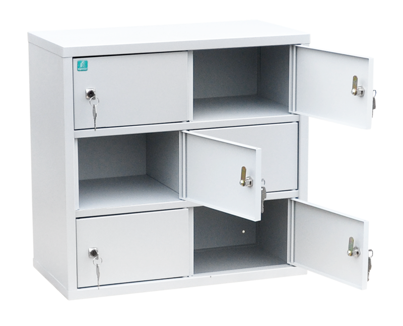 Индивидуальный шкаф кассира на 6 отделений (навесной) (ИШК-6) - Фото 2